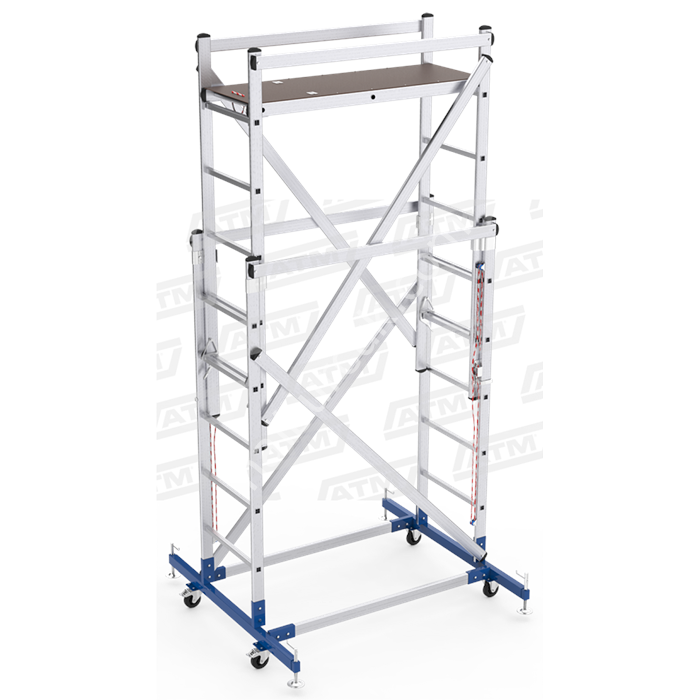 İki Parçalı İskele Merdiven 2x2 4 mt