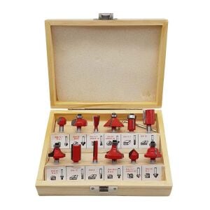 5009 Ahşap Freze Uç Seti Sap:6 mm (12 Parça)