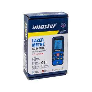 Master 506934 Lazer Metre Mesafe Ölçer 50 Metre