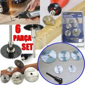 Gravür Makinası Mini Testere Seti 6 Parça