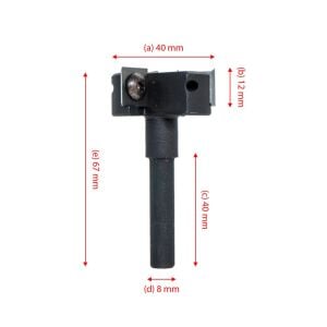 Titi 5536 Jiletli Tabla Tarama Yüzey Temizle Bıçağı 40 mm (Sap: 8mm)