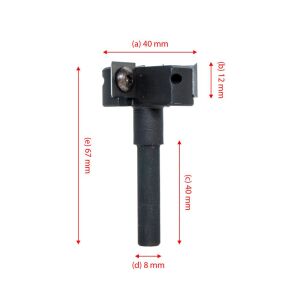 Titi 5536 Jiletli Tabla Tarama Yüzey Temizle Bıçağı 40 mm (Sap: 8mm)