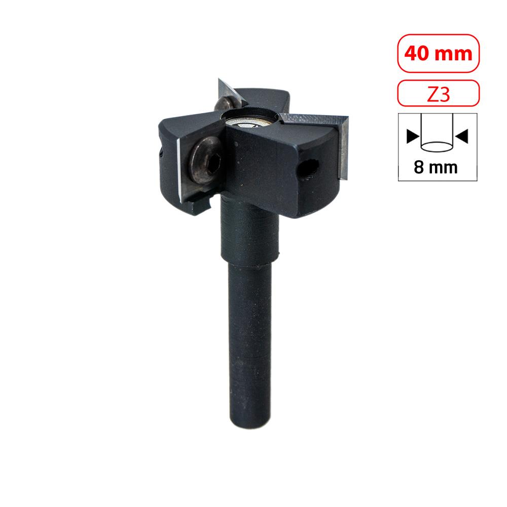 Titi 5536 Jiletli Tabla Tarama Yüzey Temizle Bıçağı 40 mm (Sap: 8mm)