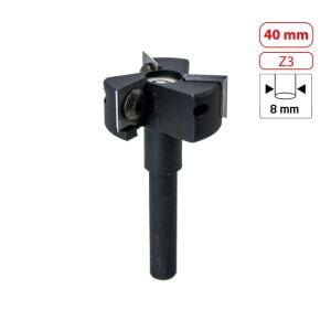 Titi 5536 Jiletli Tabla Tarama Yüzey Temizle Bıçağı 40 mm (Sap: 8mm)