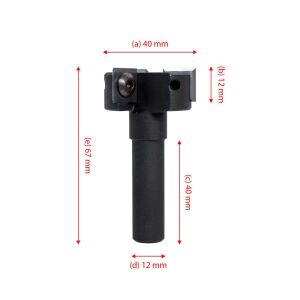 Titi 5537 Jiletli Tabla Tarama Yüzey Temizle Bıçağı 40 mm (Sap: 12mm)