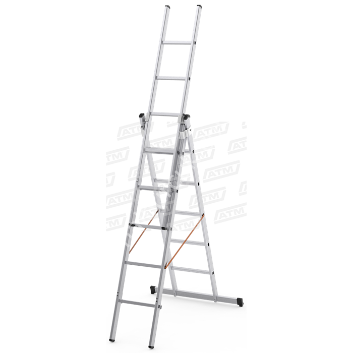 Üç Parçalı A Tipi Sürgülü Merdiven 2x3=6 mt.