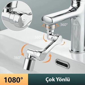 6024 Hareketli 1080° Dönebilen Musluk Ucu Başlığı