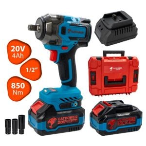 CatPower 1035 Kömürsüz Çift Akülü Somun Sıkma 1/2'' 20V 4Ah 850Nm
