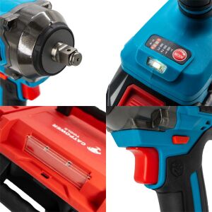 CatPower 1035 Kömürsüz Çift Akülü Somun Sıkma 1/2'' 20V 4Ah 850Nm