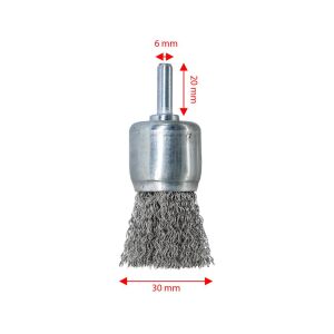 6257 Pimli Kalem (Kovan) Tel Fırça Gri Telli 30 mm