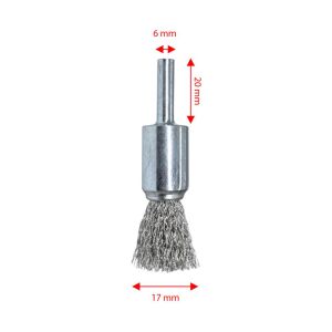 6253 Pimli Kalem (Kovan) Tel Fırça Gri Telli 17 mm