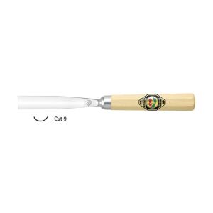 Kirschen Düz Oluklu Ağız Oyma Iskarpelası Cut9 - 4mm