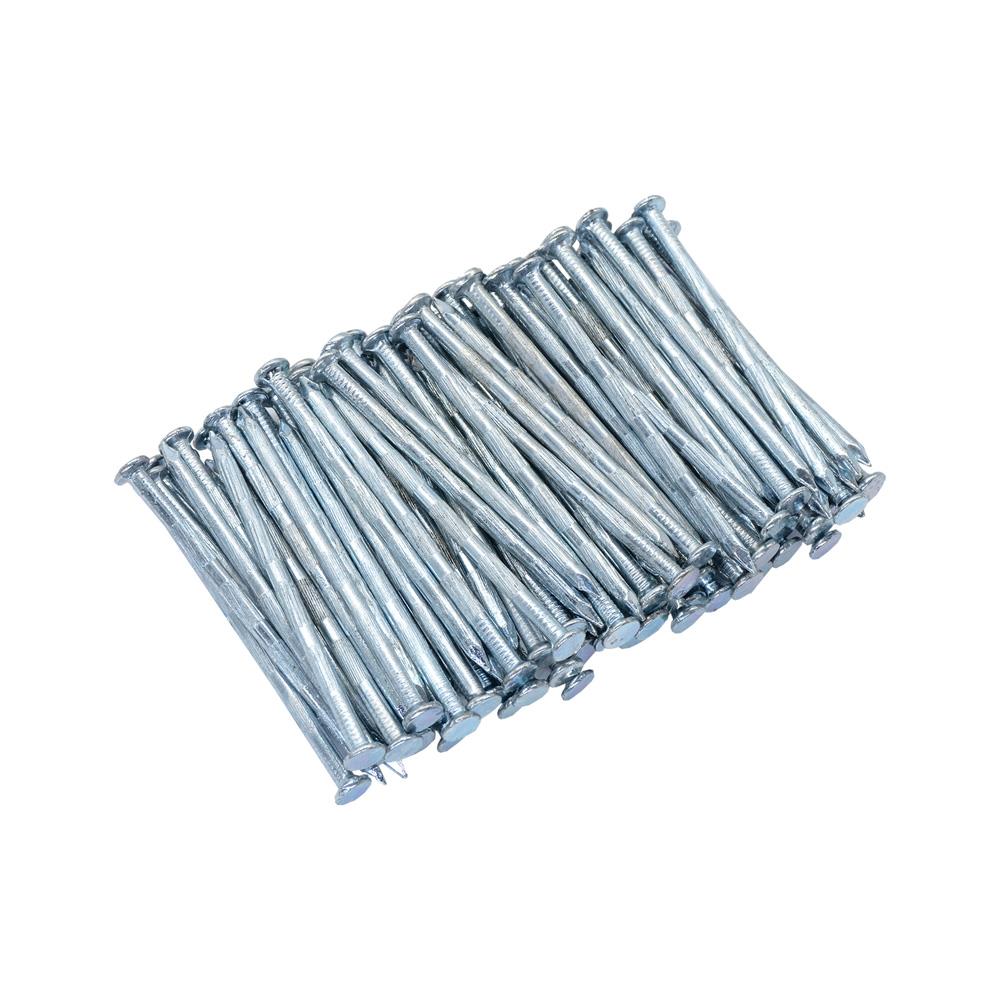 Kanallı Çelik Beton Çivisi Beyaz 5x80 mm (100 lü Paket)