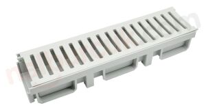Plastik Drenaj Kanal Izgarası 13x50 cm - Kanal Hariçtir