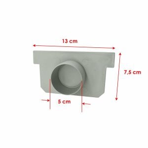Plastik Drenaj Kanalı Tapası 13x7,5 cm