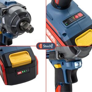 Stechend SX35-2X4.0 Darbeli Somun Sıkma 1/2'' 500Nm 20V 4.0Ah