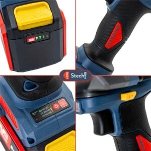 Stechend SX37-2X6.0 Darbeli Somun Sıkma 3/4'' 1000Nm 20V 6.0Ah