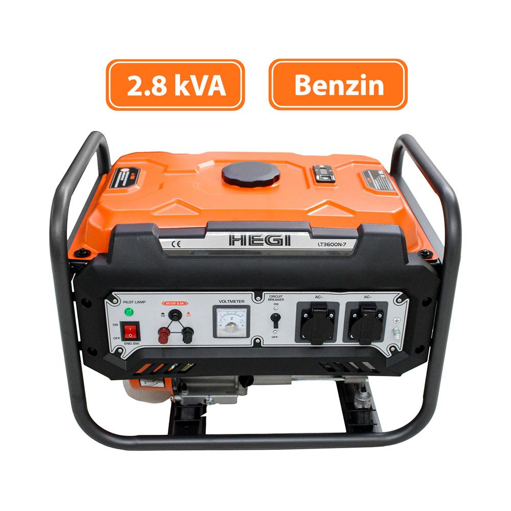 Hegi 855001320 İpli Benzinli Jeneratör 220V 2.8kVA