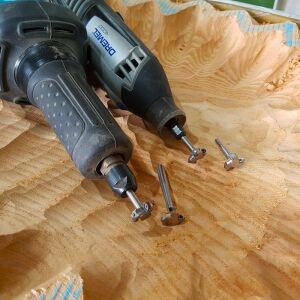 Manpa SCR Mini Ahşap Oyma Aparatı Yuvarlak Elmas - 6.0 mm Sap