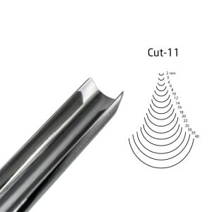 Kirschen Düz Oluklu Ağız Oyma Iskarpelası Cut11 - 12mm