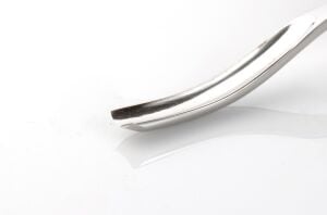 Kirschen Bükülmüş Derin Oluklu Ağız Oyma Iskarpelası Kısa 10 mm