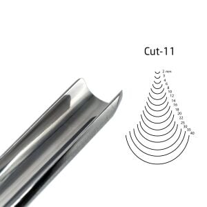 Kirschen Düz Oluklu Ağız Oyma Iskarpelası Cut11 - 18mm