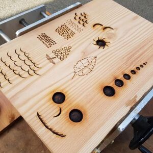 Manpa MP21-25 Ahşap Yuvarlak Göz İşaretleme Aparat Seti