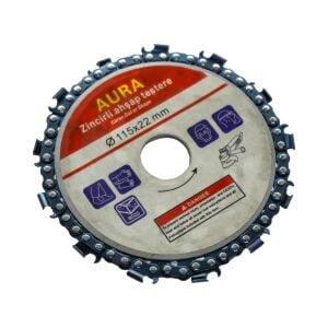 Aura Zincirli Ahşap Testere 115 mm (Taş Motoru İçin)