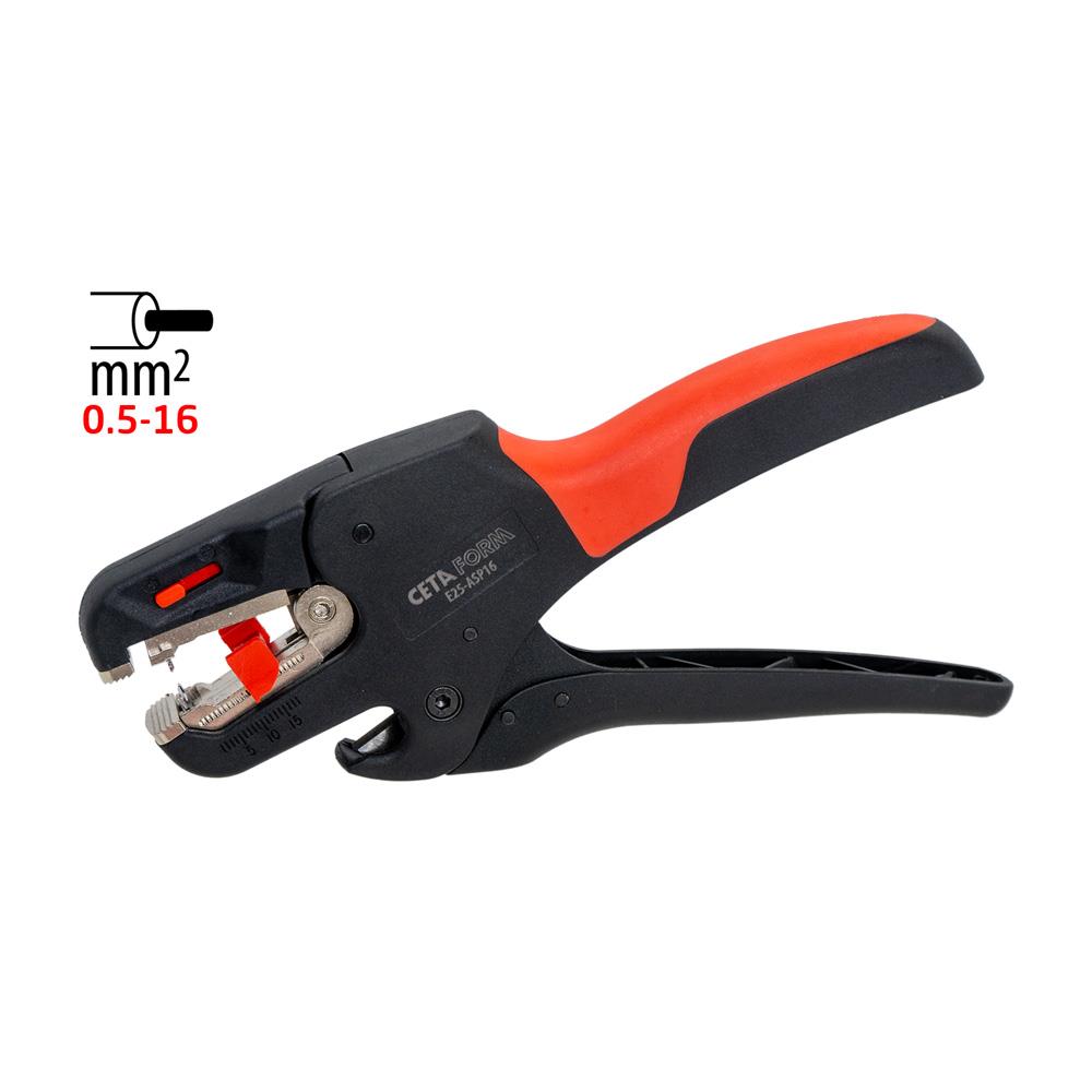 Ceta Form E25-ASP16 Otomatik İzoleli Kablo Sıyırma Aleti 0.05-16mm²