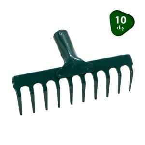 Sapsız Metal Tırmık 10 Diş