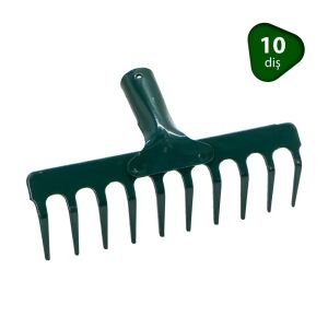 Sapsız Metal Tırmık 10 Diş