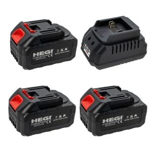 Hegi 809000244 Kömürsüz Üç Akülü 4'lü Set 20V 3Ah