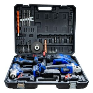 Hegi 809000244 Kömürsüz Üç Akülü 4'lü Set 20V 3Ah