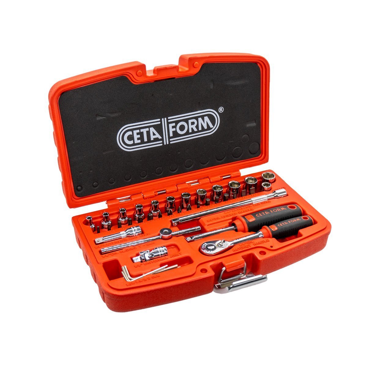 Ceta Form C00-40PH2 1/4” 6 Köşe Lokma Takımı - 40 Parça