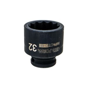 Ceta Form C62-B32 1/2'' 12 Köşe (Yıldız) Havalı Lokma Anahtar 32 mm