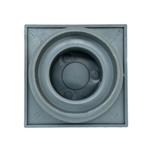 Mesa MTS806 Sert Plastik Teras Süzgeci 15x15 cm Alt Çıkış Ø100 mm