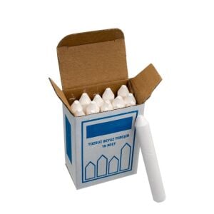 Tozsuz Beyaz Yuvarlak Tebeşir (15'li)