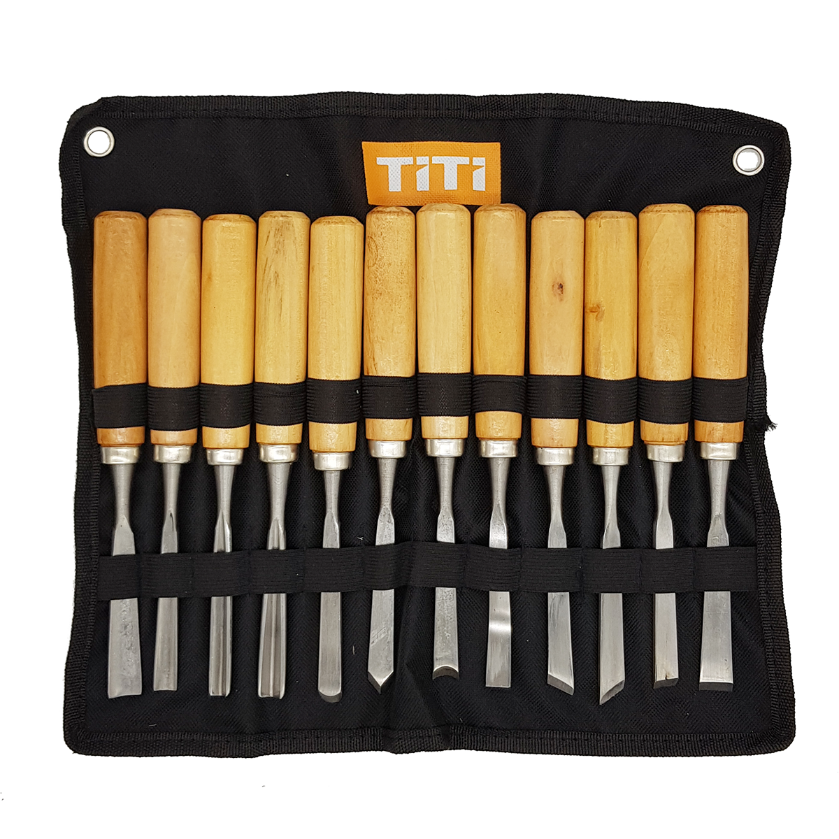 Titi 1180 Ahşap Oyma Seti 12 Parça