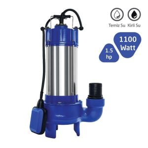 Factor Döküm Gövde Kirli Su Drenaj Dalgıç Pompa 1100W (1.5HP)