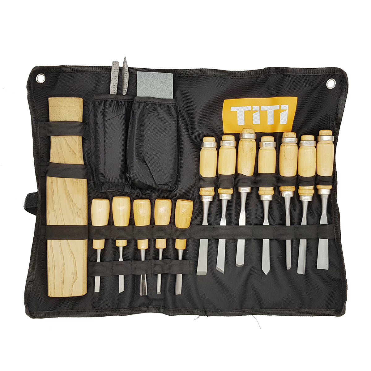 Titi 1181 Taş Seramik Ahşap Oyma Seti 16 Parça