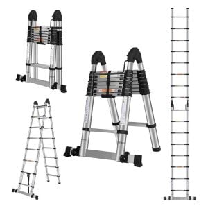 Master 504335 Paslanmaz Çelik A Tipi Teleskopik Merdiven 440 cm