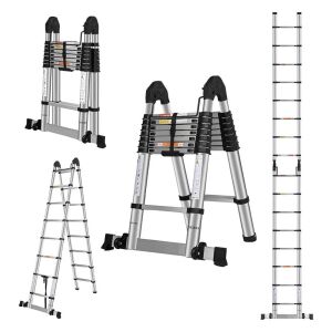 Master 504335 Paslanmaz Çelik A Tipi Teleskopik Merdiven 440 cm