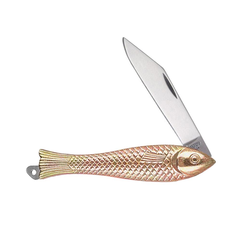 Mikov V2205033 Fishlet 130 Classic Balık Çakı Gold
