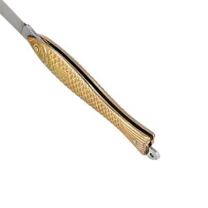 Mikov V2205033 Fishlet 130 Classic Balık Çakı Gold