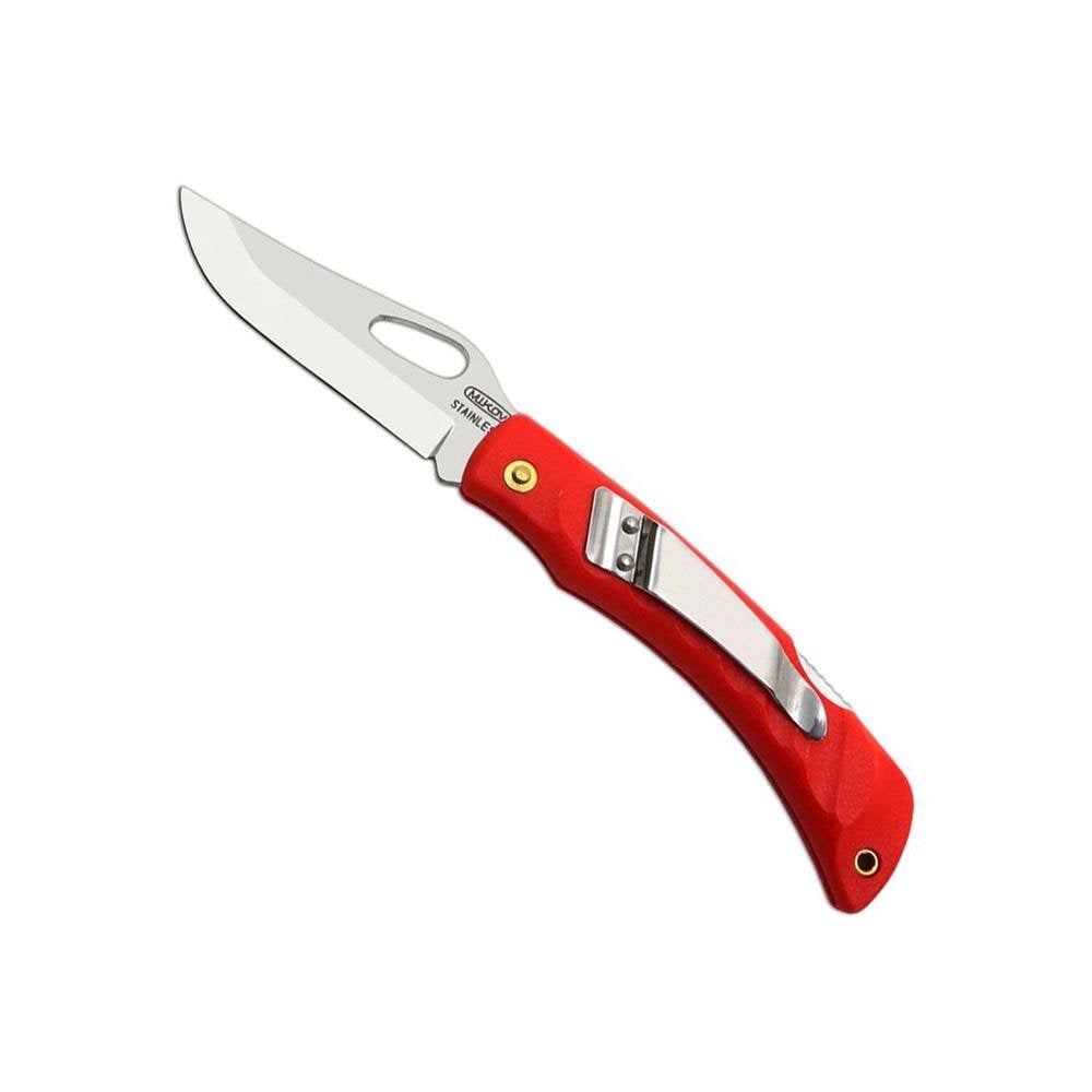 Mikov V1812899 Crocodile Knife Kırmızı Çakı (243-NH-1/B Clip/Red)