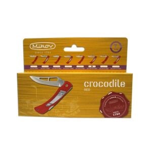 Mikov V1812899 Crocodile Knife Kırmızı Çakı (243-NH-1/B Clip/Red)