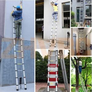 Master 504331 Paslanmaz Çelik Teleskopik Merdiven 290 cm