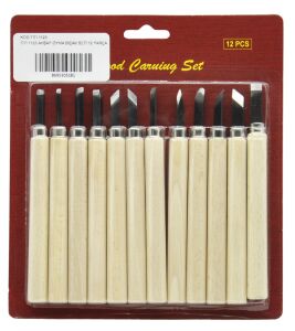 Titi 1123 Ahşap Oyma Bıçak Seti 12 Parça