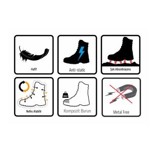 YDS GPP 01 Kompozit Burun Süet İş Ayakkabısı (Metal İçermez) - 44