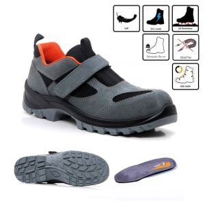 YDS GPP 01 Kompozit Burun Süet İş Ayakkabısı (Metal İçermez) - 41